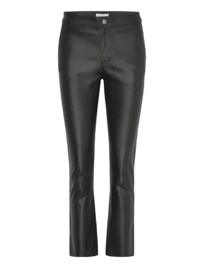 2NDAY Leya - Refined Stretch leðurbuxur