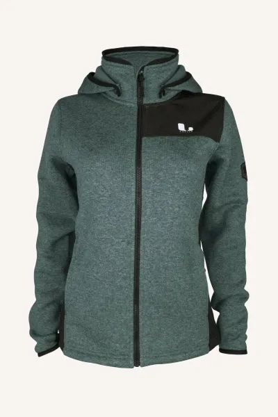 BORMIO flíspeysa Dark Mint - Kvenna - 36