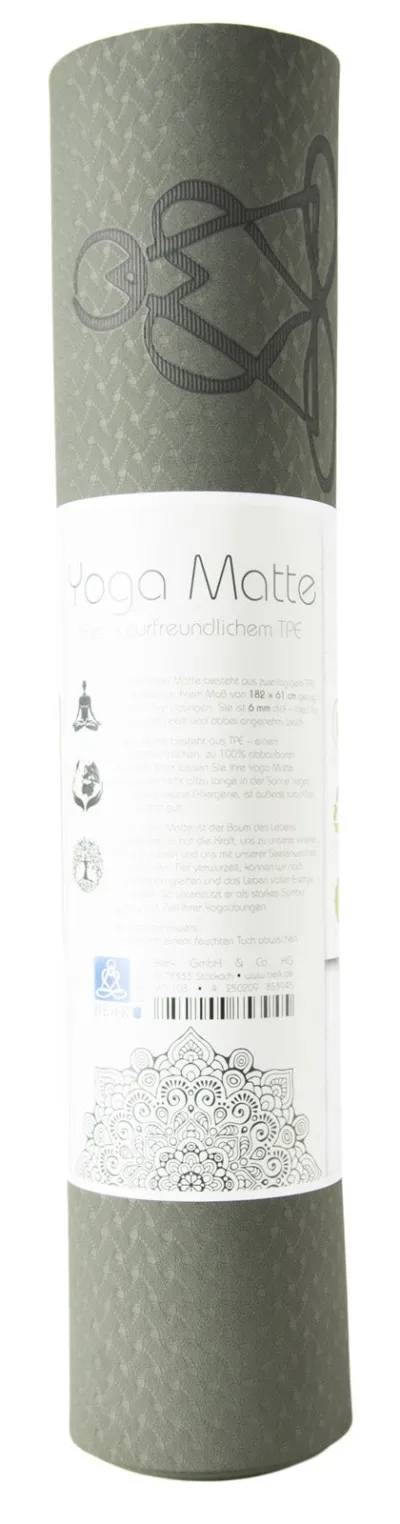 BERK Jógadýna - TPE ecofriendly - dökkgræn