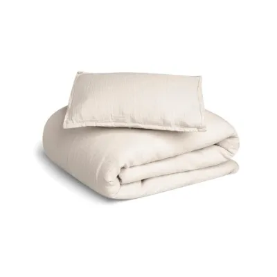 Sængurverasett muslin barna · Eggshell - 70x100