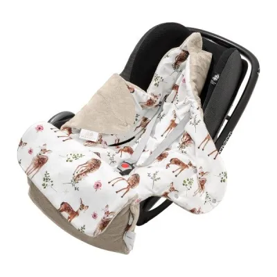 Bílstólateppi Kangaroo úr bambus - Fawns Beige