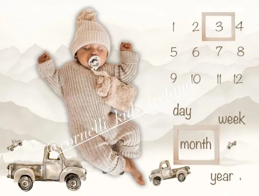 Myndatökumotta/leikteppi Bill