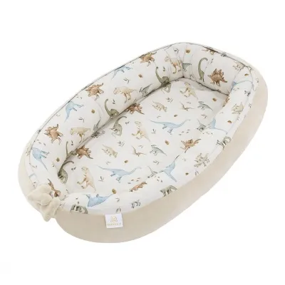 Bambus Ungbarnahreiður - Dino Beige