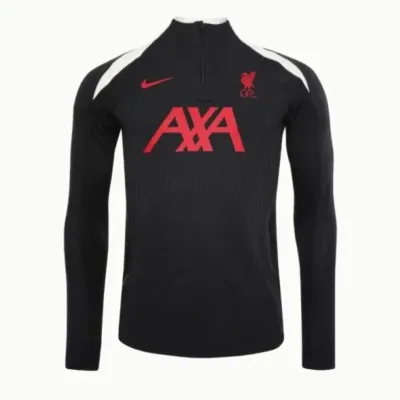 Liverpool Æfingapeysa Barna Svört - M (137-147 cm)