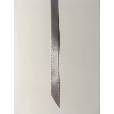 1 cm satin borðar - koparbrúnt/gyllt/silfur - Silfur - 012