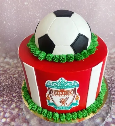 Fótboltakaka 3d