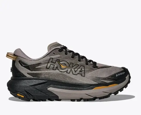 Hoka Mafate 5 Herra - Cement / Black / 44 2/3