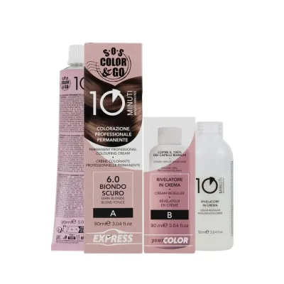 SOS COLOR & GO 6.0 DARK BLONDE HÁRLITUR