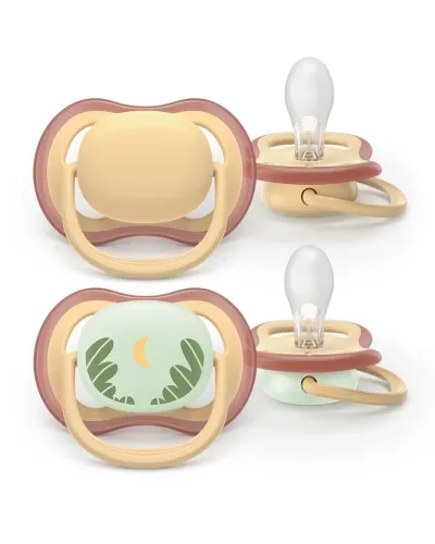 Philips-AVENT Snuð 0-6 Mán 2stk UltraAir dagur og nótt