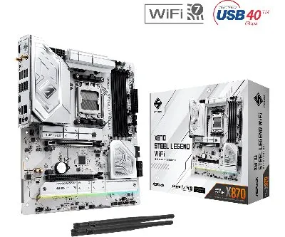 ASRock X870 Steel Legend WiFi ATX AM5 móðurborð