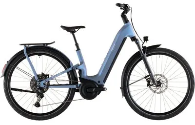 Cube Kathmandu Hybrid ONE11 HPC Pro 800 Rafmagnshjól hazeblue´n´blue