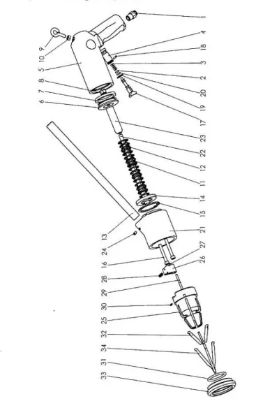 Skiljupinni í EP-12 Naglabyssu