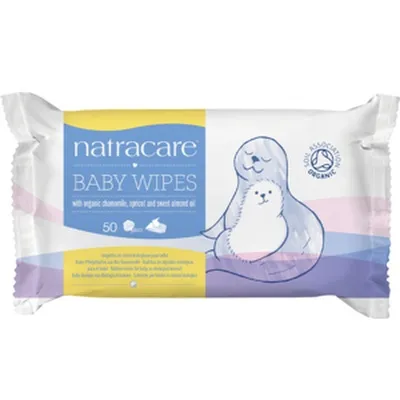 NATRACARE - Baby Wipes - 50 stk