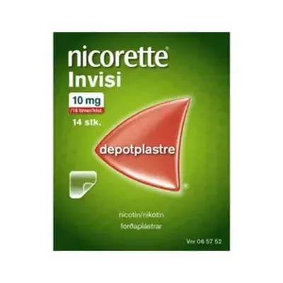 Nicorette Invisi Plástur - 10,00 mg/16kls - 14 stk