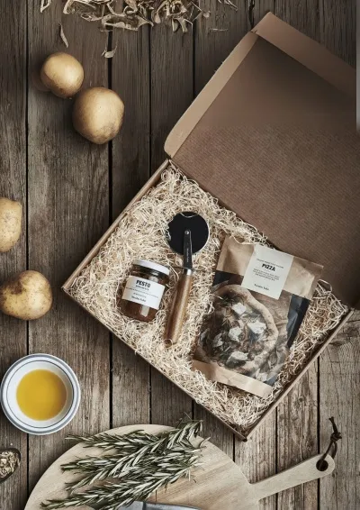 Nicolas Vahé gjafasett Pizzabox