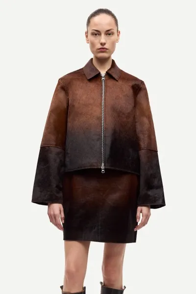 Samsøe Samsøe Salylo leðurjakki