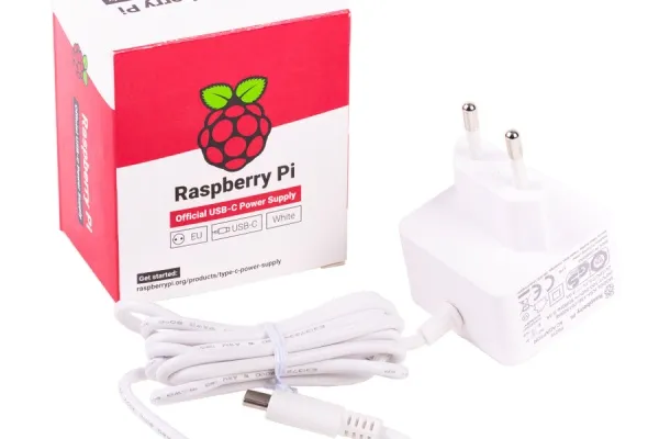 Raspberry Pi spennubreytir hvítur – RPI4-PSUC-3.0AW
