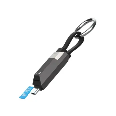 Snúra og SD-kortalesari 2-í-1 USB-C 240W