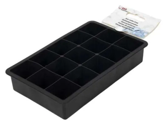 Hit Ísmolaform sílikon 11,6x18,5cm black