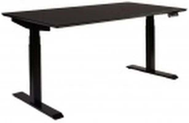 Stand-Up - Rafhækkanlegt skrifborð - 160x80 linoleum - svart