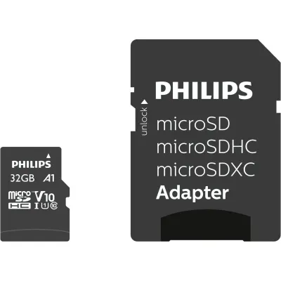 Philips MicroSDHC kort, 32Gb – FM32MP45B/00