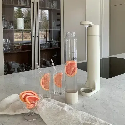 Bubliq sódavatnstæki Beige