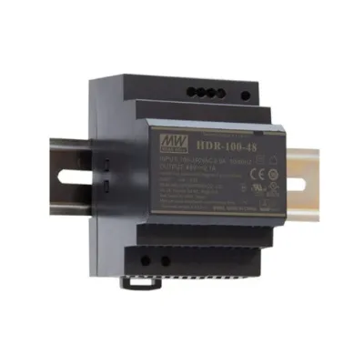 Meanwell straumbreytir fyrir DIN skinnu, 48V/100W – HDR-100-48N