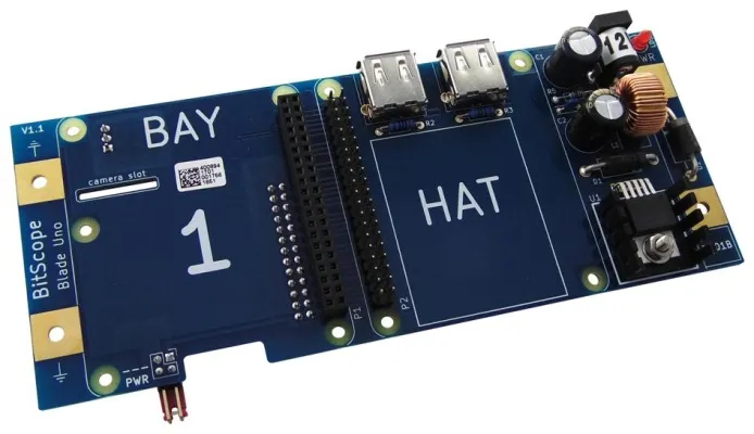 Raspberry Pi dokka fyrir tvær  – RPI-BB02B Bitscope Duo