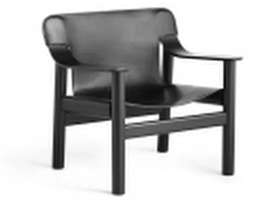 HAY - Bernard stóll í leðri / Deep Black