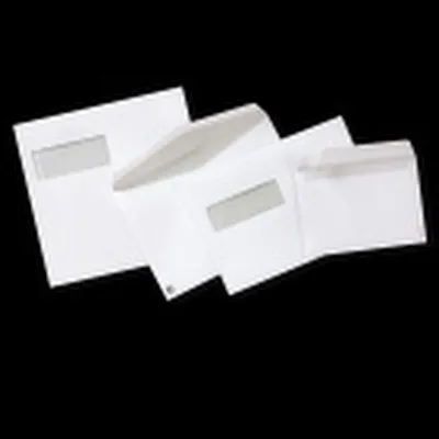 Umslög C5 hvít m.glugga 500st