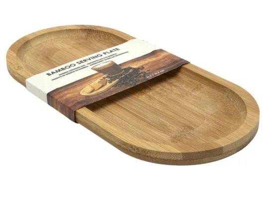 Hit Bretti oval 22,5x10,5cm bamboo