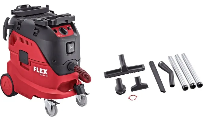 FLEX Ryksuga VCE 44 – H Klassi Mygla/Asbestos Kit