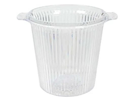 Hit Vínkælir plast rifflaður 2ltr glær