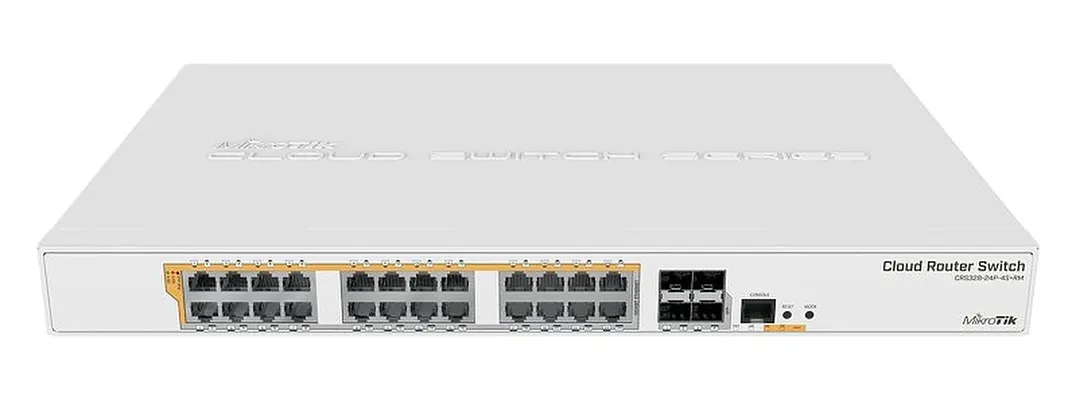 Mikrotik Switch/Router 24 port PoE – CRS328-24P-4S-RM
