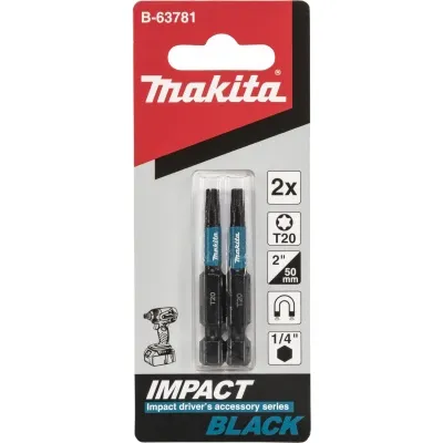 Makita bitar, impact T20x50mm 2 stk – B-63781