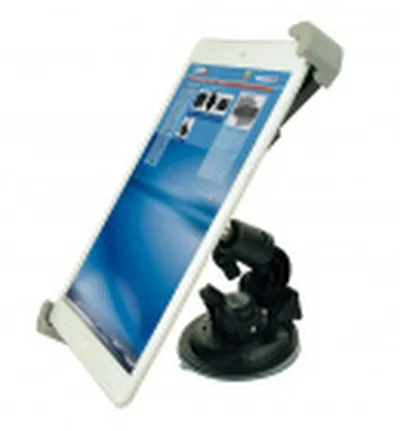 Standur fyrir spjaldtölvu með sogskál