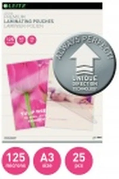 Plöstunarvasar 125 micron A3 25 st