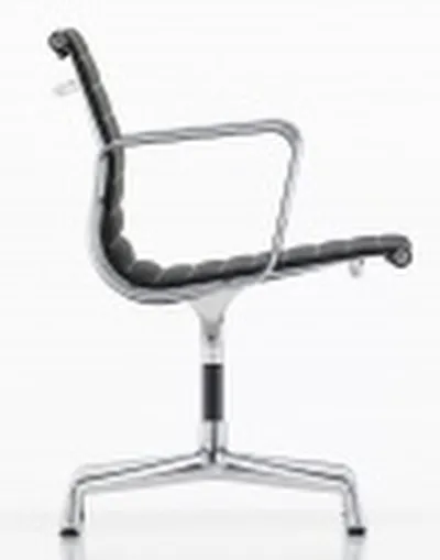 VITRA - Aluminium Group EA 107 – Leðuráklæði