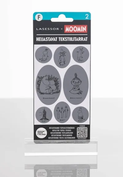 Lasessor - Moomin Endurskinsmerki límmiðar - 7. Mía ofl - Hringlótt