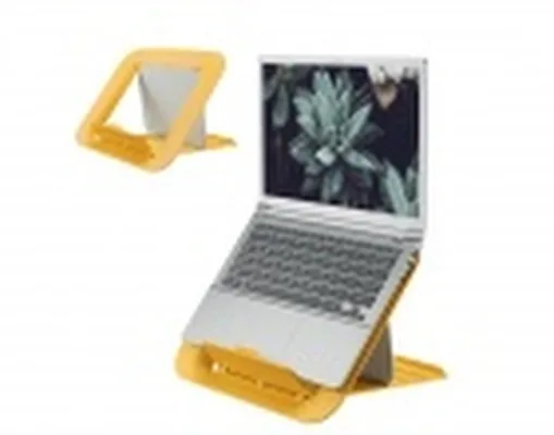 Fartölvustandur Ergo Cosy stillanlegur Gulur