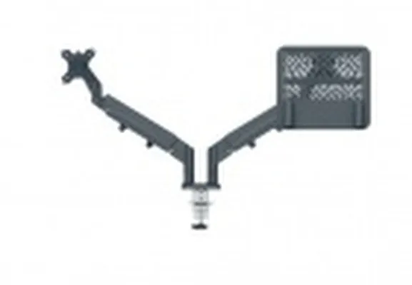 Skjáarmur með pumpu fyrir skjá og fartölvu