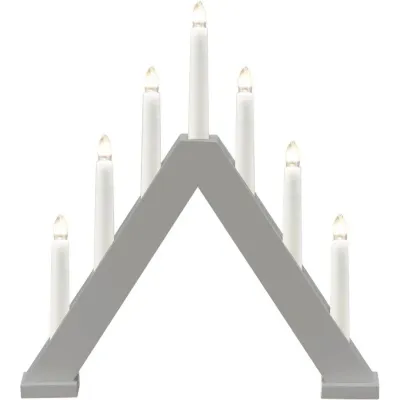 KonstSmide Aðventuljós 7 ljós grátt