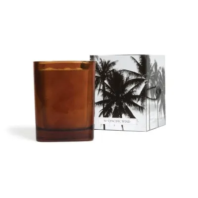 MICHEL DESIGN WORKS - Pacific Wind Square Amber Candle