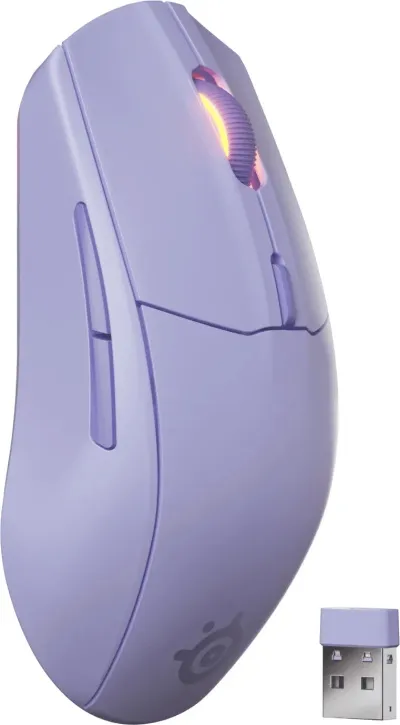 SteelSeries Rival 3 Gen 2 þráðlaus mús - Fjólublá