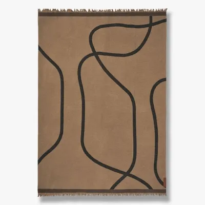 Shadow teppi latte/black