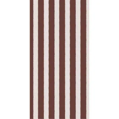 Servíettur - brúnar rendur 16stk