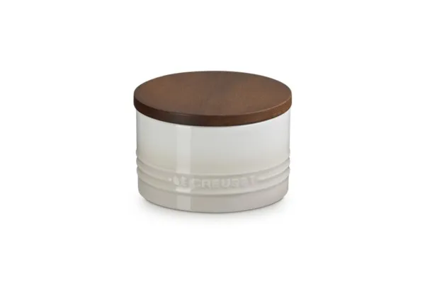 Le Creuset Signature Krukka m/tréloki 470ml Meringue