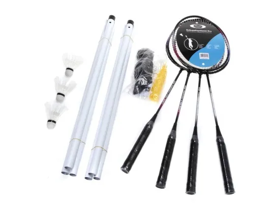 Badminton sett 4 spaðar