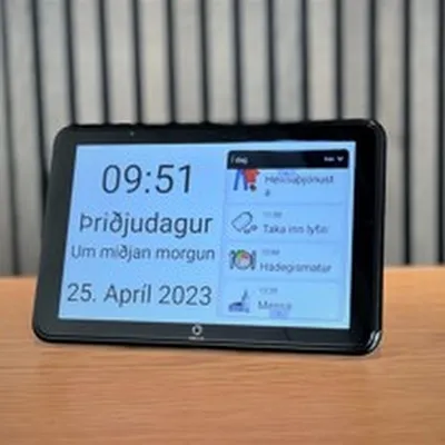 Sólarhringsdagatal með áminningu
