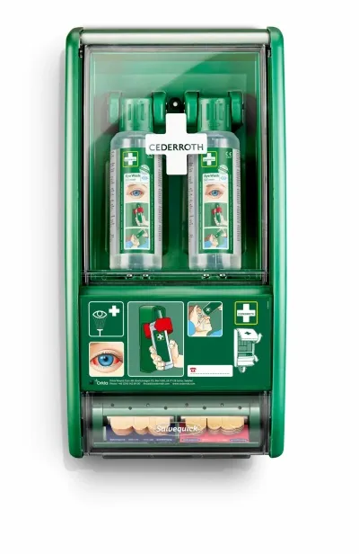 Fyrsta hjálp - Augnskolstöð